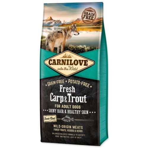 Futter Carnilove Dog Fresh Karpfen & Forelle 12kg