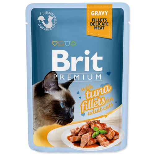 BRIT Premium Cat Delicate Filets in Soße mit Thunfisch 85 g