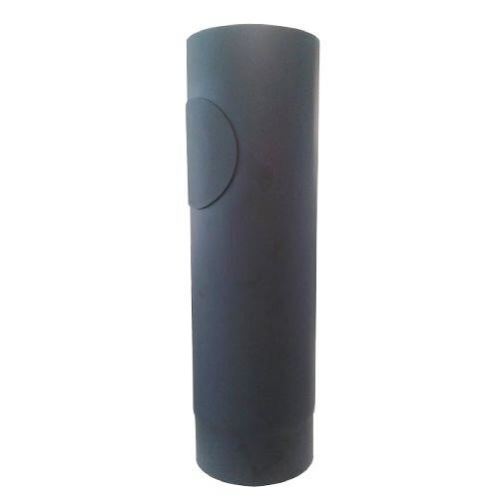 Rauchschutzgitter mit Reinigungsöffnung 200mm/ 500 schwarz