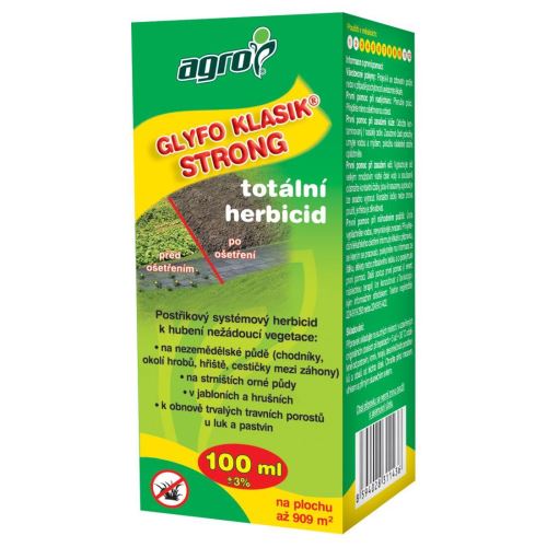AGRO GLYFO Classic Strong Totalherbizid 100ml
