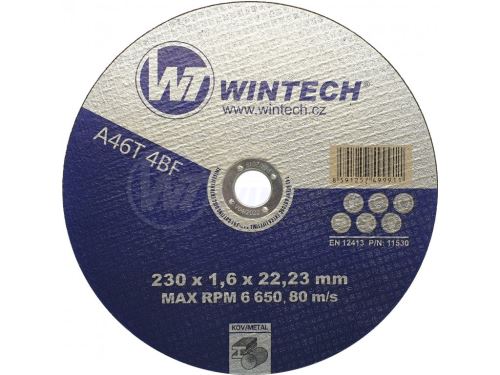 WT WINTECH® Trennscheibe Extra lifetime 230x1,6x22 - Packung mit 1 Stück