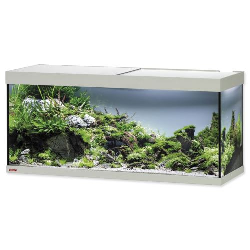 Aquarium-Set Vivaline LED Eiche grau 240 l