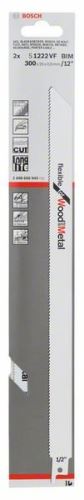 BOSCH Säbelsägeblatt S 1222 VF Flexible for Wood and Metal (2 Stk.) 2608656043