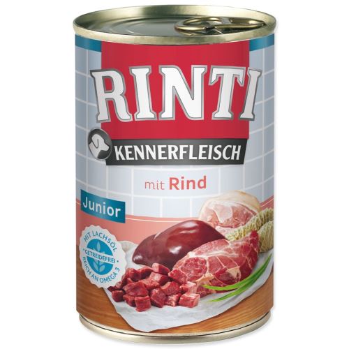 RINTI Kennerfleisch Junior Rindfleisch in der Dose 400 g