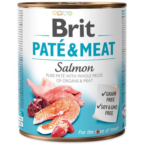 Dosenlachs BRIT Paté & Fleisch 800 g