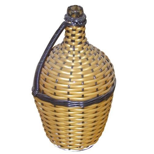 Demijohn geflochten 5l Farbenmix