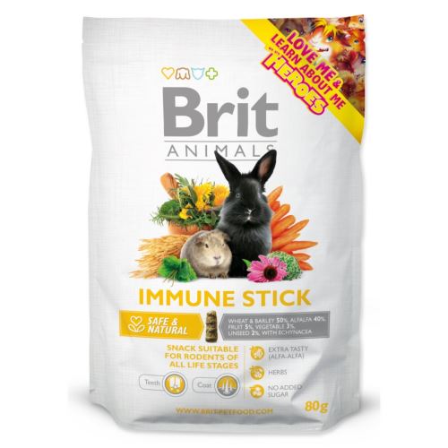 Snack BRIT Animals Immune Stick für Nager 80 g