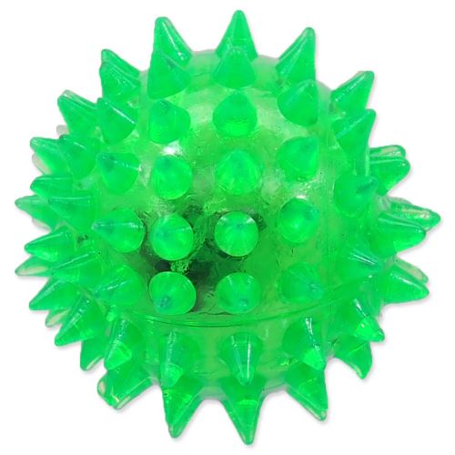 Spielzeug DOG FANTASY Ball LED grün 5 cm 1 Stück
