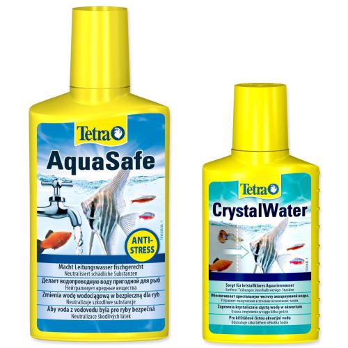 Tetra Aqua Safe 250ml + Tetra Kristallwasser 100ml gratis