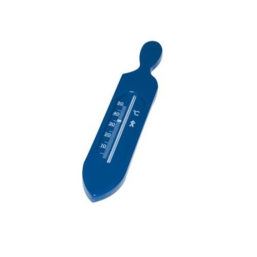 Blaues Kunststoff-Badezimmerthermometer 19cm