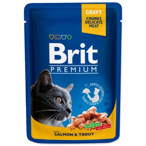 BRIT Premium Katze Lachs & Forelle 100 g
