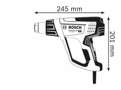 BOSCH Heißluftpistole GHG 23-66, 06012A6303