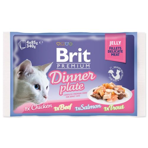 BRIT Premium Cat Delicate Fillets in Jelly Speiseteller 340 g