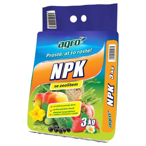 AGRO NPK-Dünger mit Zeolith 3kg