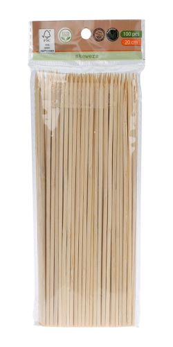 Bambus-Spieße 20cmx3mm (100Stück)