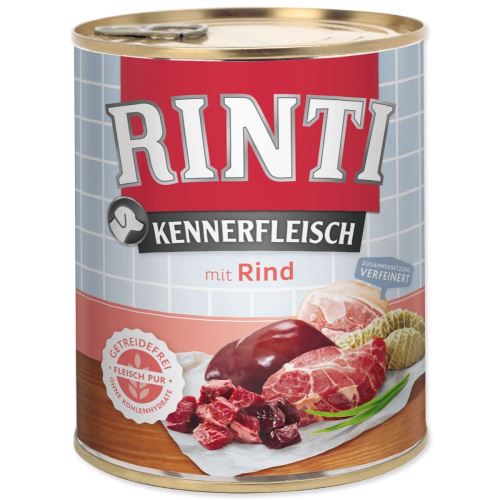 RINTI Kennerfleisch Rindfleisch in Dosen 800 g