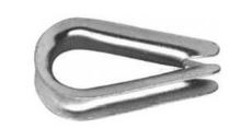 Kausche DIN 65457 11mm, galvanisch verzinkt / Packung 1 Stk.