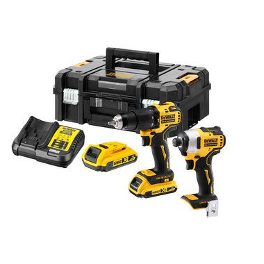 DeWalt Akku-Schlagbohrschrauber + Schlagschrauber DCK2062D2T