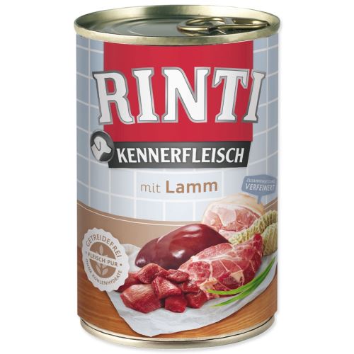 RINTI Kennerfleisch Lammfleisch in Dosen 400 g