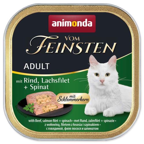 Vom Feinstein Rindfleisch + Lachs + Spinatpastete 100 g