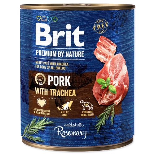 BRIT Premium by Nature Schweinefleisch mit Luftröhre 800 g