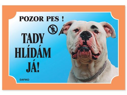 Tabelle Amerikanische Bulldogge 1 Stück