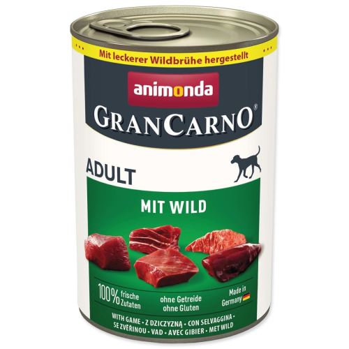 Animonda Gran Carno Adult in Dosen mit Wildfleisch 400g