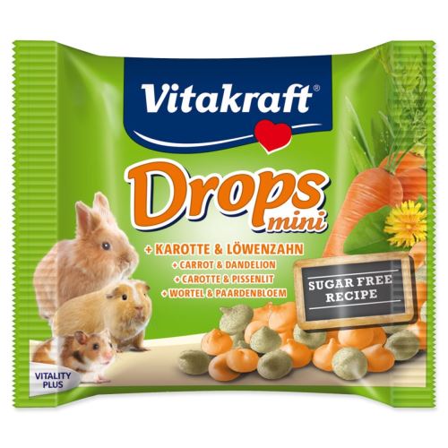 Drops VITAKRAFT Happy Karotte Kaninchen 40 g