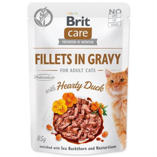 BRIT Care Katzenfilets in Soße mit herzhafter Ente 85 g