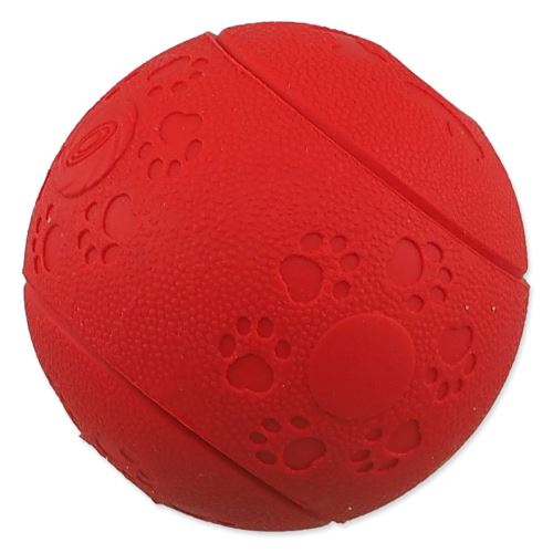 Ball DOG FANTASY für Leckerlis rot 6 cm