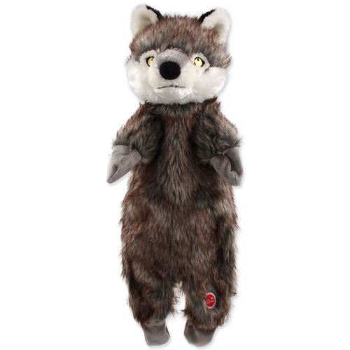 Spielzeug DOG FANTASY Skinneeez Wolf Plüsch 50 cm 1 Stück