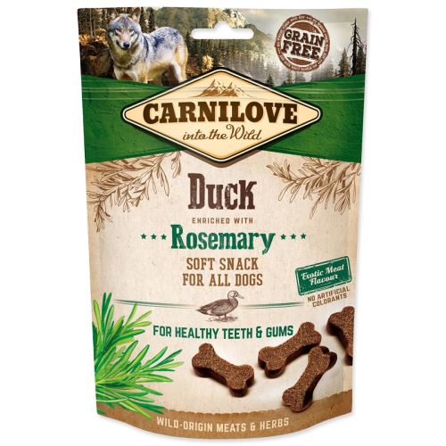 CARNILOVE Dog Semi Moist Snack Duck angereichert mit Rosmarin 200 g
