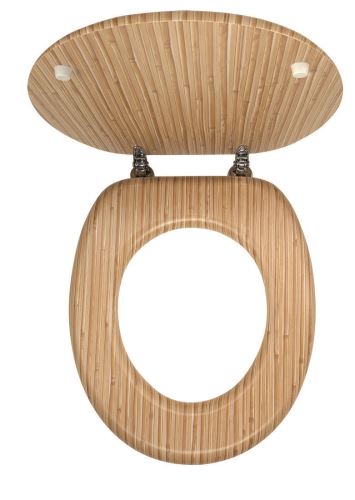 WC-Sitz aus Holz BAMBUS