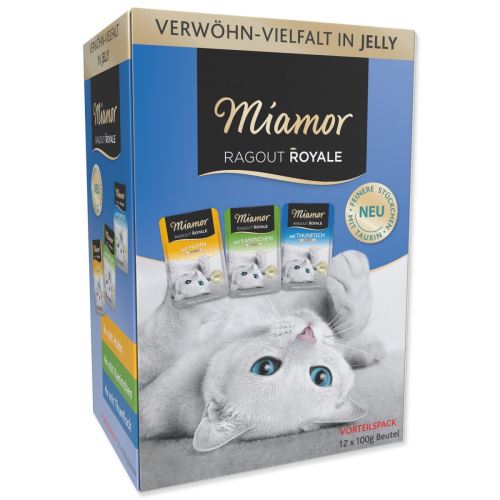 MIAMOR Ragout Royale Huhn, Thunfisch, Kaninchen in Gelee Multipack 1200 g