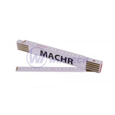 Faltbare 2m MACHR (PROFI,weiß,Holz) / Packung 1 St.